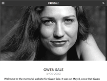 Tablet Screenshot of gwensale.com